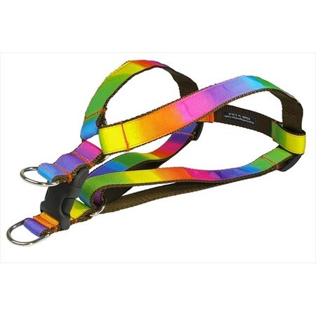 Sassy Dog Wear Sassy Dog Wear RAINBOW4-H Dog Harness; Rainbow - Large RAINBOW4-H